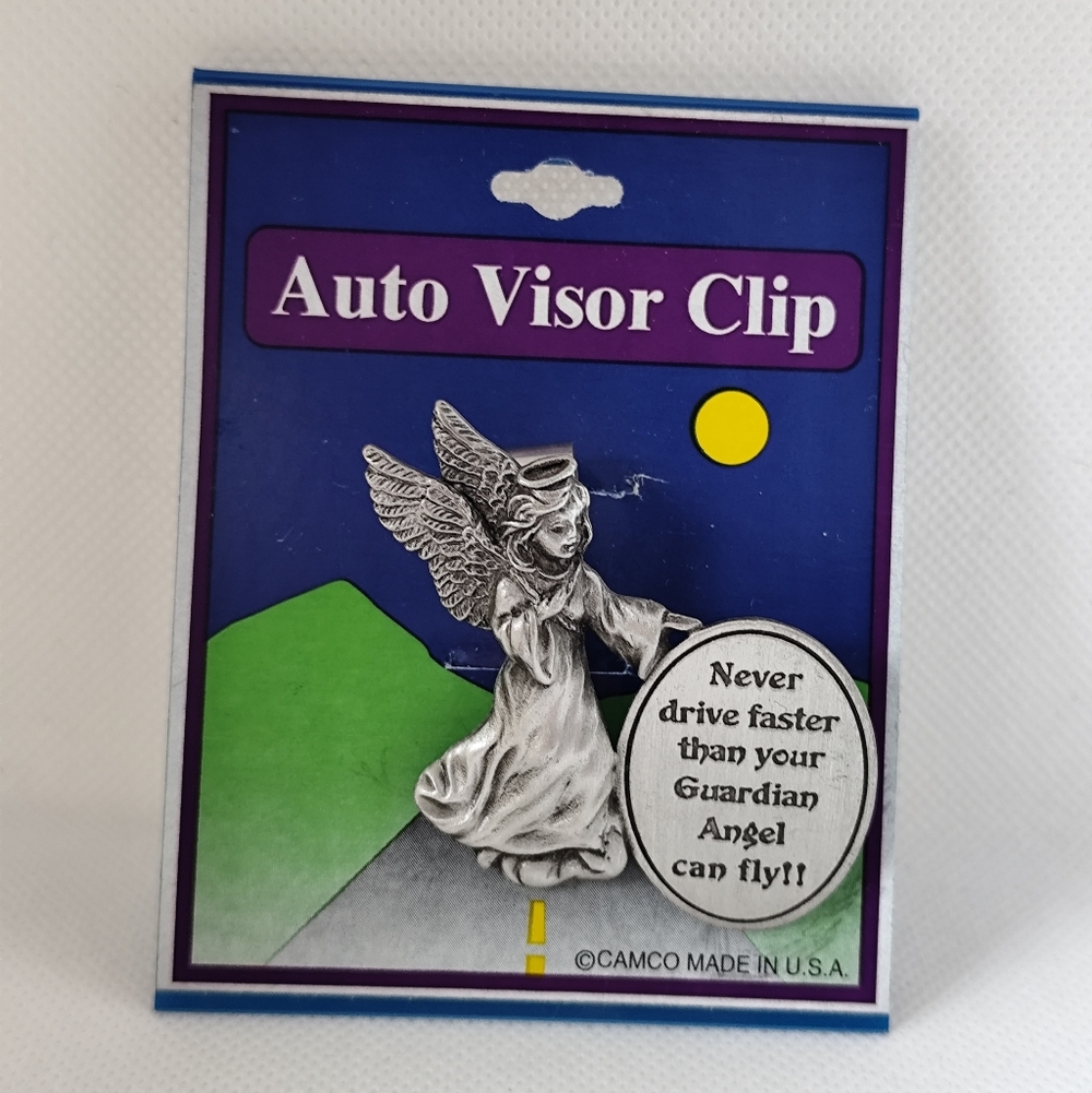 3/$25💙Silver Auto Visor Clip